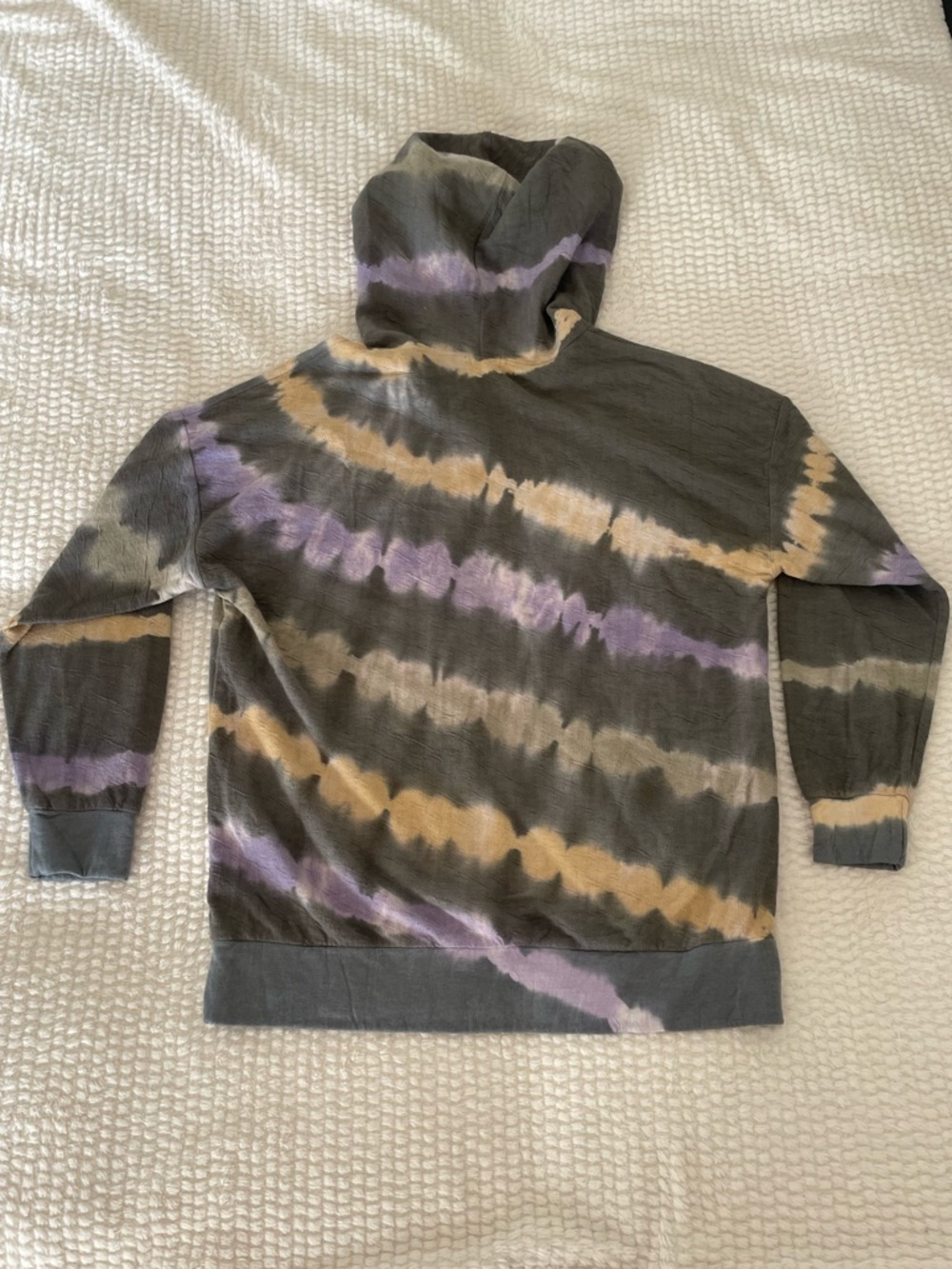 FP Movement by Free People | Gray Tie-Dye Hoodie Top | Workout Top - Picture 4 of 12